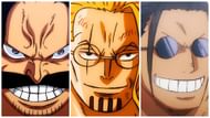 Roger, Rayleigh, and Gaban in the One Piece anime (Image via Toei Animation)